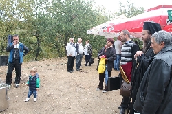Първа копка на храм в село Изгрев