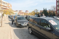 Протест срещу високите цени на горивата блокира Е-79