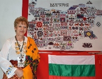 Здравка Цветкова от Банско избродира с шевици карта на България