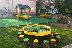 Красив двор с цветя радва хлапетата в забавачка в Благоевград