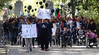 Над 500 на протест срещу Валери Симеонов в Гоце Делчев