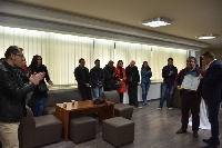 Ансамбъл  Пирин” на прием при кмета на Благоевград