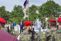 Военен паметник с костите на 101 воини откриха днес в Петрич