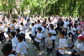 Банскалии и туристи спортуваха в парка на Банско