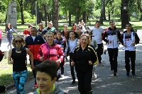Банскалии и туристи спортуваха в парка на Банско