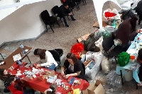 Учат деца как се строи на панаир в Благоевград Учат деца как се строи на панаир в Благоевград