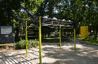 Монтираха станция за Street fitness в парка на Гоце Делчев