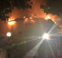 Газова бутилка подпали къща в ромската махала на Благоевград