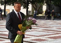 Цветя и Биг-бенд за Деня на независимостта в Благоевград