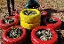 Цветна феерия в стари гуми създадоха деца в Микрево