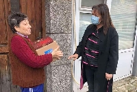 ГЕРБ помогна на пенсионери и социално слаби в Благоевград с над 150 пакета храна