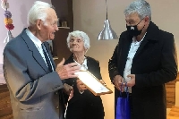 Сладкарят, дал ни вкуса на паста Бачиново, с кметска грамота за 90-г. юбилей