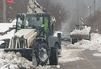 ЮЗДП помогна за разчистване на обилния сняг, затрупал пътя между Боснек и Чуйпетлово