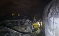 Мъж запали 8 таксита в село Ягодово Мъж запали 8 таксита в село Ягодово