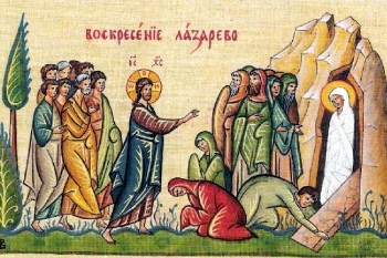 Празнуваме Лазаровден, Исус възкресява Лазар