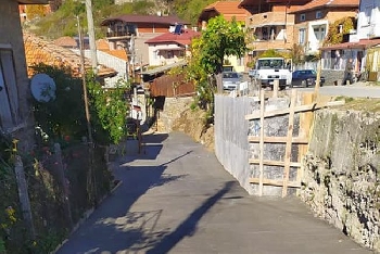 Вдигат подпорни стени и бетонират улици в Горно Дряново