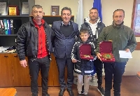Кметът на Гърмен награди талантливи борци от общината