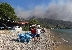 Десетки българи в огнен капан на остров Тасос