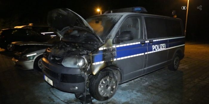 Палежи и напрежение в Дрезден