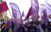 Мощна подкрепа от КНСБ в Пиринско за националния протест в София