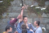 Поклон пред Ботев и ритуал по хвърлянето на Богоявленския кръст в Благоевград