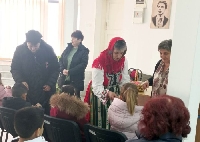 Вълнуваща среща на първокласници с Баба Марта в читалището на Белица Вълнуваща среща на първокласници с Баба Марта в читалището на Белица
