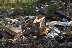 Нерегламентирано сметище изникна край парка на Симитли, чистят го общински и горски служители