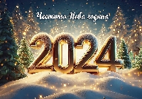 Честита Нова година! Нека 2024 г. е здрава, вдъхновена, щастлива и запомняща се!