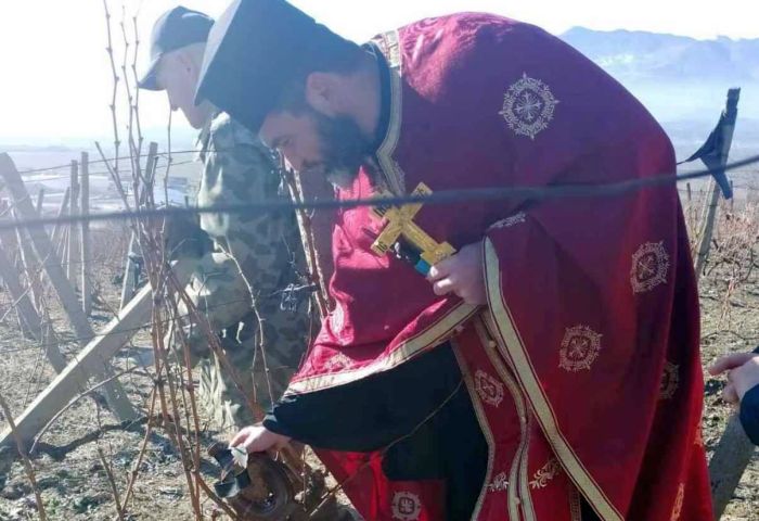 С литийно шествие и зарязване на лозята десетки хора честваха Трифон Зарезан в Огняново