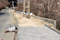 Започна строежът на новата пешеходна алея в парка на Сандански