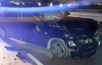 Бивол помля автомобил на Околовръстното в София