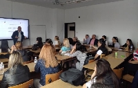 Професор изнесе лекция за българите в чужбина пред студенти на ЮЗУ Професор изнесе лекция за българите в чужбина пред студенти на ЮЗУ
