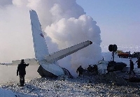 Намерена е Черната кутия на военния руски Ил-18
