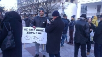 Протестираха срещу кмета на Благоевград Протестираха срещу кмета на Благоевград