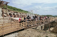 Деца от община Струмяни разгледаха с интерес античния град Хераклея Синтика и Самуиловата крепост
