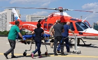 Първата мисия на медицинския хеликоптер превози тежко болен от Шумен до София