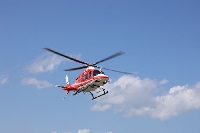Спасителният хеликоптер транспортира от Сандански към София жена, прегазена от колата си