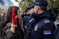 Поредни сблъсъци в Белград заради трагедията в Нови сад Поредни сблъсъци в Белград заради трагедията в Нови сад