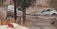 Екстремно време в Гърция с обилни валежи и гръмотевични бури
