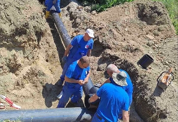 Реконструкция главен водопровод в Благоевград намалява загубите вода и подобрява услугата