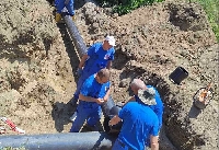 Реконструкция на главен водопровод в Благоевград намалява загубите на вода и подобрява услугата Реконструкция на главен водопровод в Благоевград намалява загубите на вода и подобрява услугата