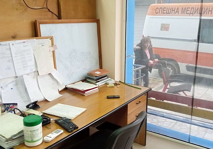 Спешният център в Кресна преди ремонта