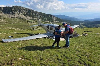 Авариралият самолет в Пирин не е замърсил природата