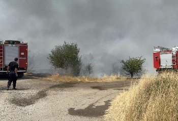 Пожар овъгли 25 вили край Бургас, евакуират хора