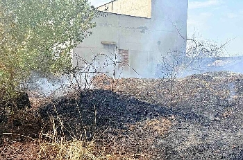 Огнеборци и доброволци спряха пожар в бившата спиртоварКрупник