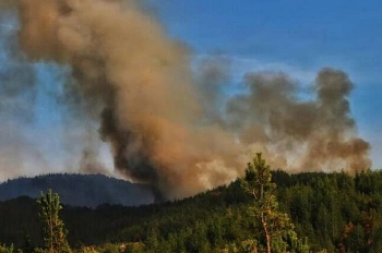 Системата BG-Alert се задейства заради опасен пожар край село Камен връх
