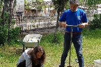 На 1 май ротарианци от Благоевград почистиха пътека до храм в Падеш