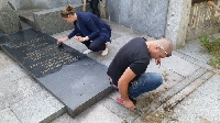 ВМРО-Благоевград почисти мемориала на Делчевия род