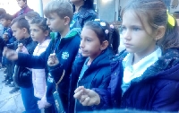 170-годишният храм на Брежани посрещна 60 деца от Симитли