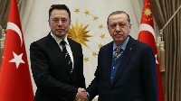 Илон Маск на среща при Ердоган